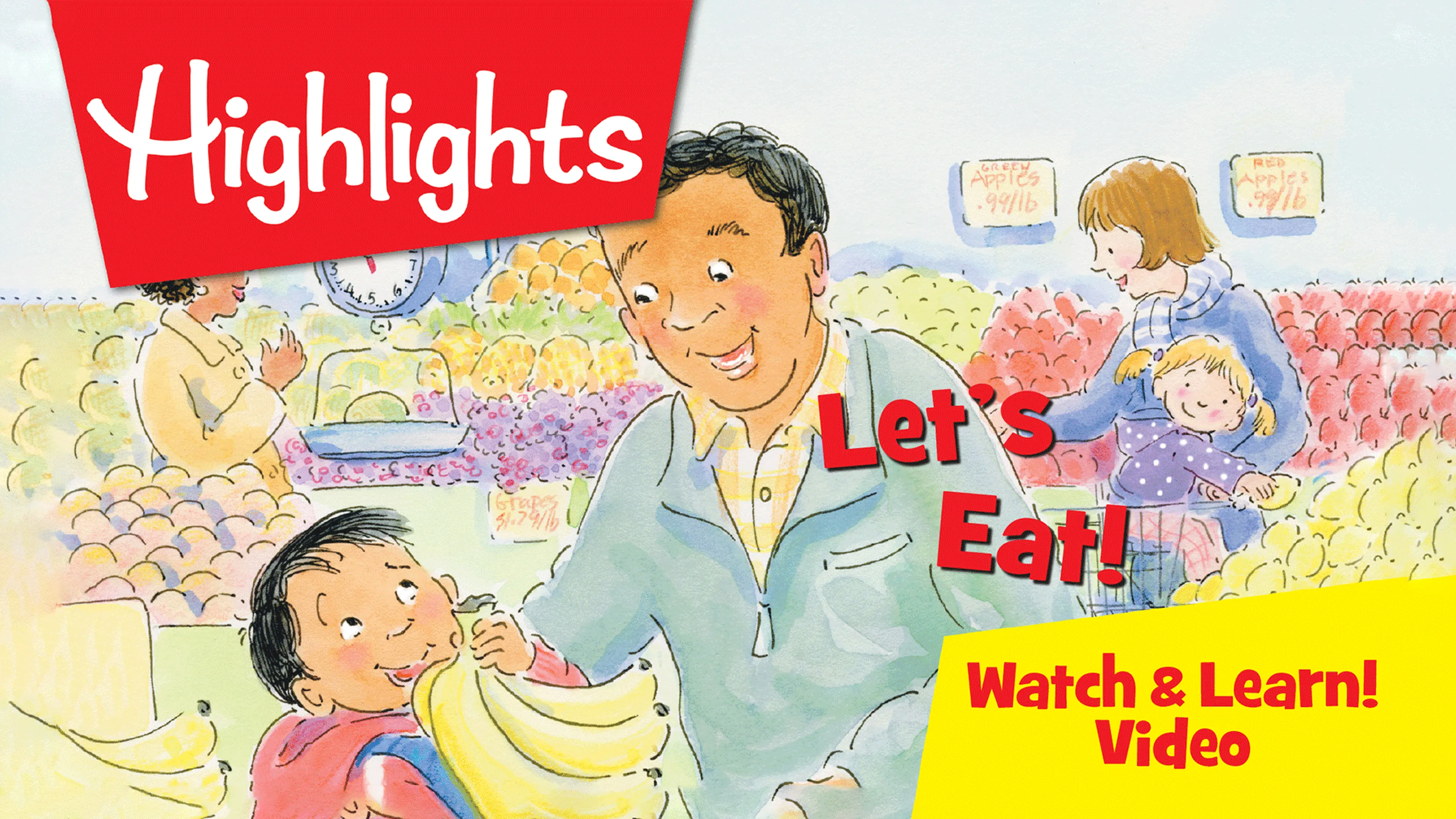 Highlights Watch & Learn!: Let's Eat! poster